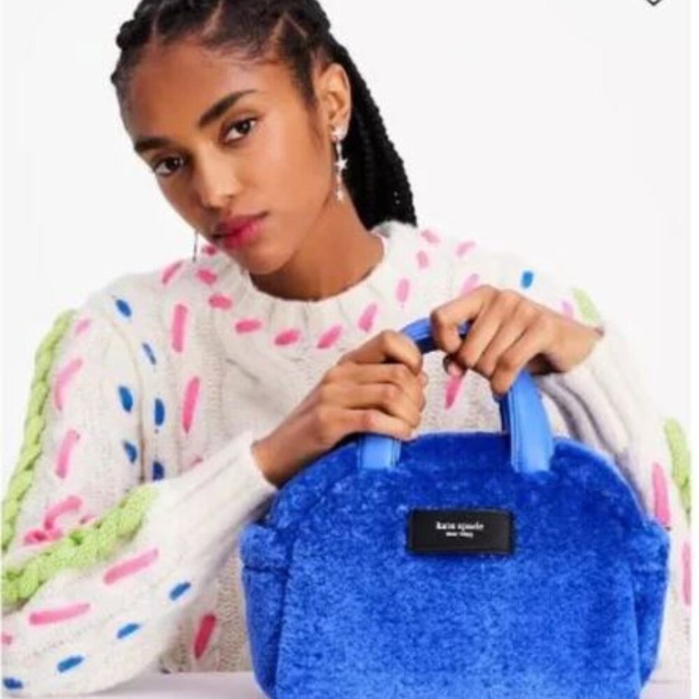 Apres Chic Faux Shearling Satchel